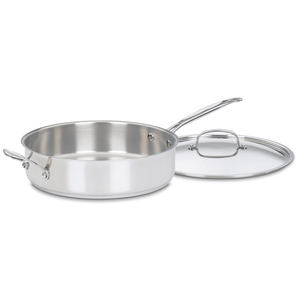 Cuisinart Chef’s Classic Stainless Steel Stainless Steel Saute Pan with Lid & Reviews Wayfair
